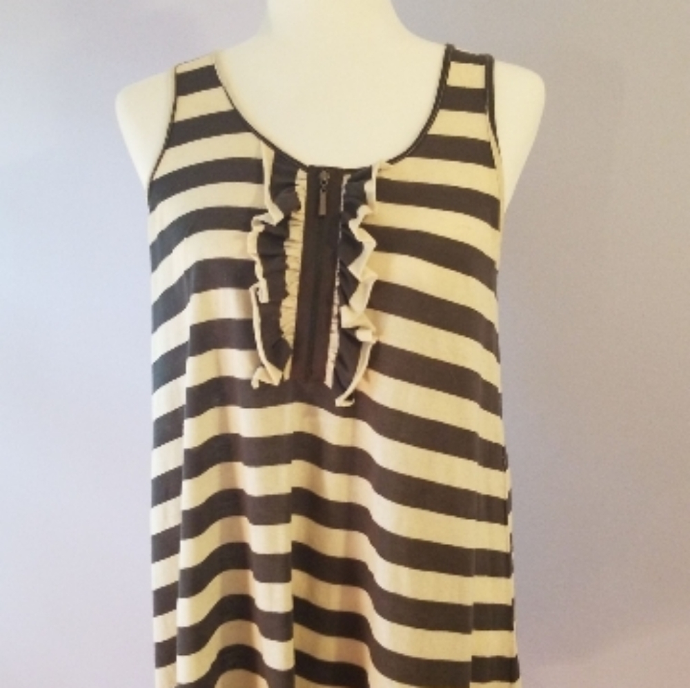 SALE! Boho Tank: Striped + Flowy